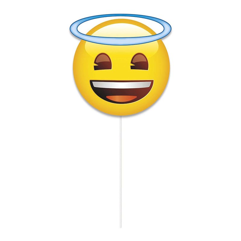 Emoji Photo Booth Props (Pack of 8) | Emoji Party Supplies