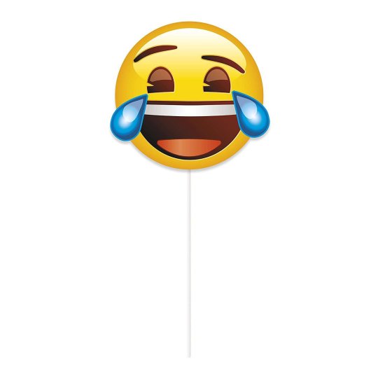 Emoji Photo Booth Props (Pack of 8) | Emoji Party Supplies
