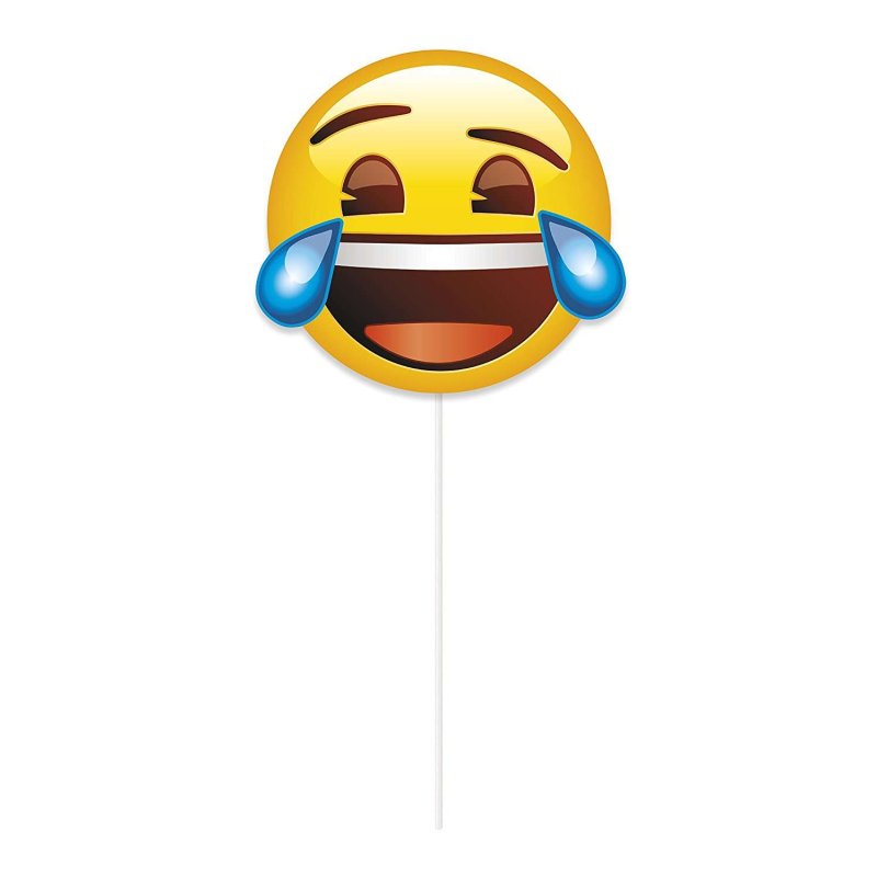 Emoji Photo Booth Props (Pack of 8) | Emoji Party Supplies