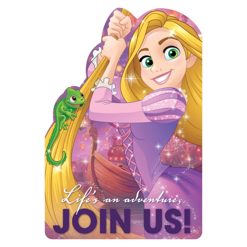 disney rapunzel party invitations
