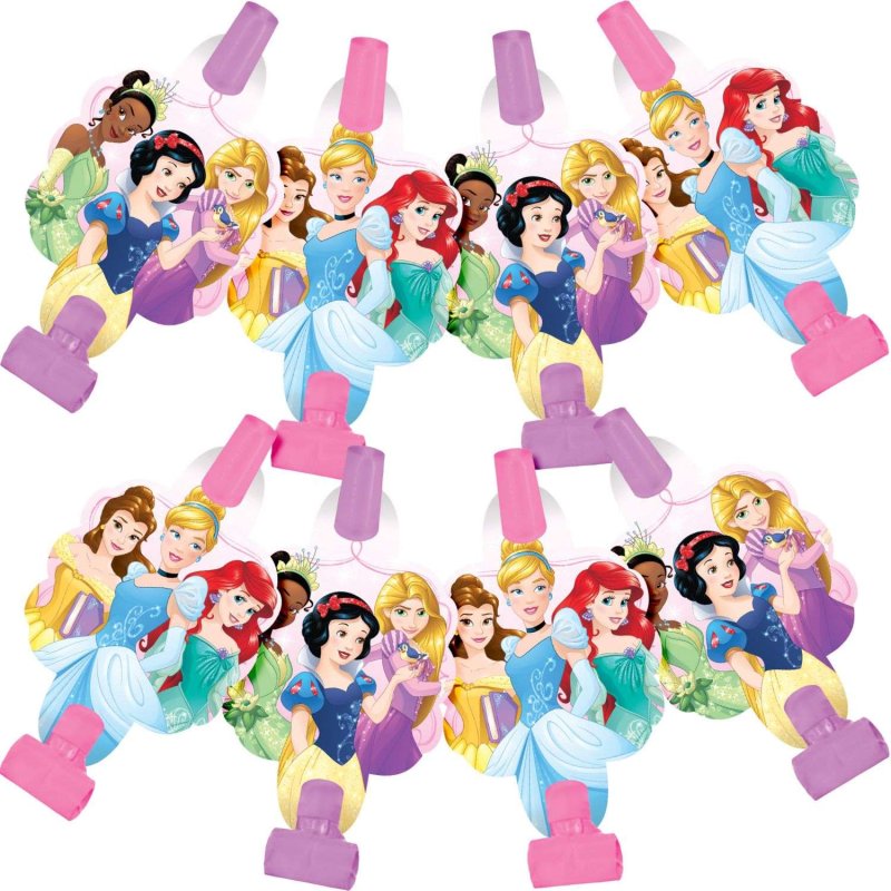 Disney Princess Dream Big Party Blowers (Pack of 8) | Disney Princess Party Supplies