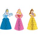 Disney Princess Honeycomb Decorations (Set of 3) | Discontinued Party Supplies