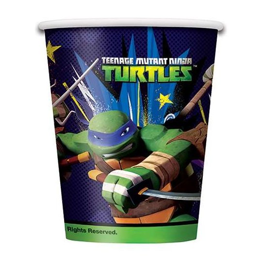 Teenage Mutant Ninja Turtles Cups (Pack of 8) | Teenage Mutant Ninja Turtles