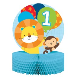 Boys Jungle 1st Birthday Party Centrepiece | Boys Jungle 1st Birthday Party Supplies