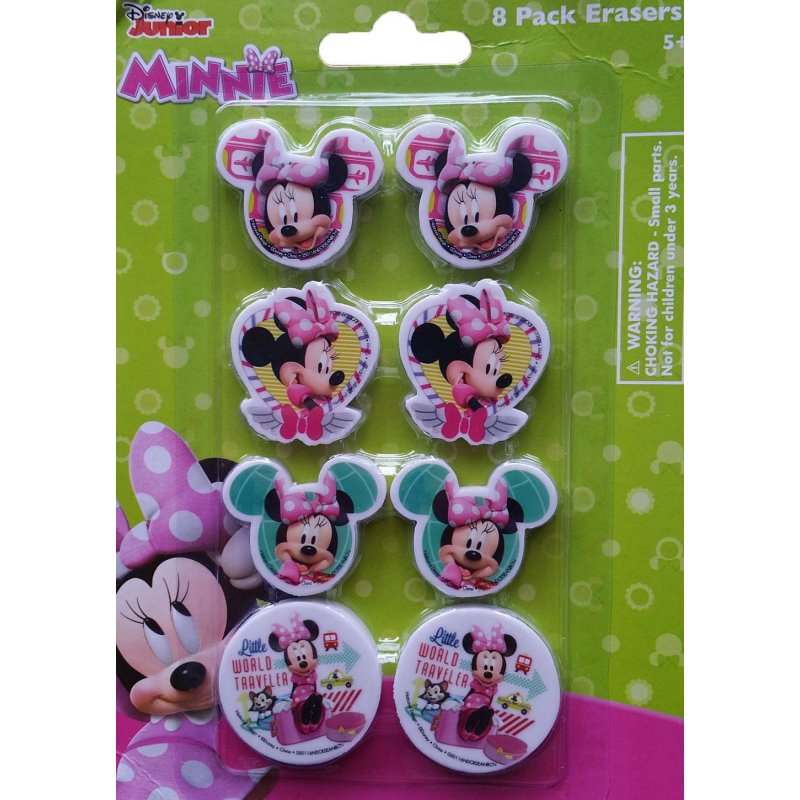 Minnie Mouse Erasers (Set of 8) | Discontinued