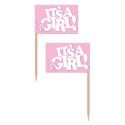 It's a Girl Cupcake Picks (Pack of 50) | Discontinued Party Supplies