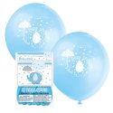 Blue Baby Elephant Baby Shower Balloons (Pack of 8) | Blue Baby Elephant Party Supplies