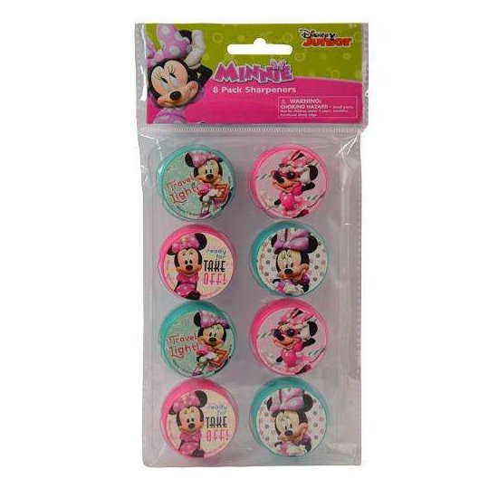 Minnie Mouse Sharpeners (Set of 8) | Discontinued Party Supplies