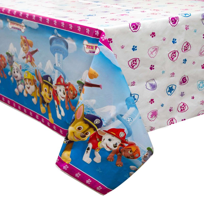 Paw Patrol Girl Plastic Tablecloth | Paw Patrol Girl