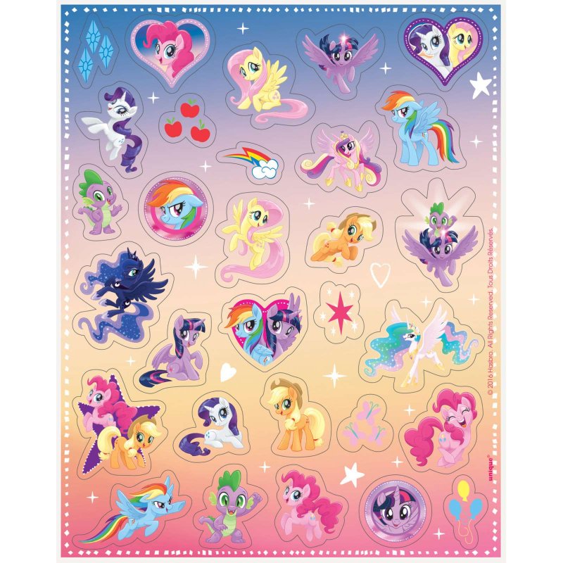 My Little Pony Stickers (Set of 120) | My Little Pony Party Supplies