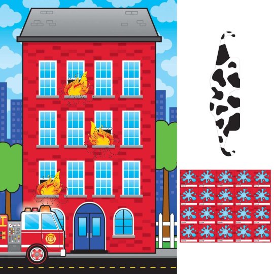 Flaming Fire Truck Party Game | Discontinued Party Supplies