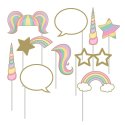 Unicorn Sparkle Photo Props (Set of 10) | Unicorn Party Supplies
