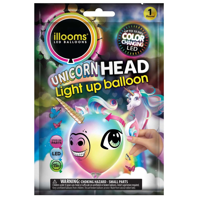 Light-Up Unicorn LED Latex Balloon | Unicorn Party Supplies