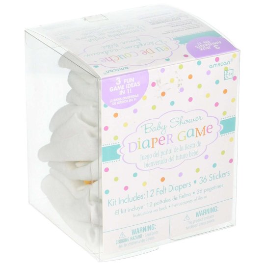 Baby Shower Diaper Game Kit | Games