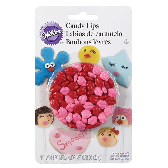 Wilton Candy Lips Icing Decorations | Wilton Party Supplies