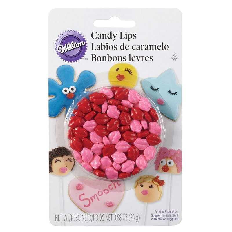 Wilton Candy Lips Icing Decorations | Wilton Party Supplies