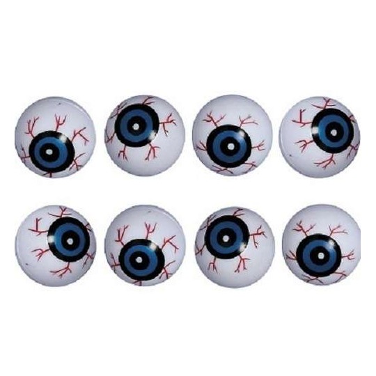 Ping Pong Style Eyeballs (Set  of 8) | Halloween