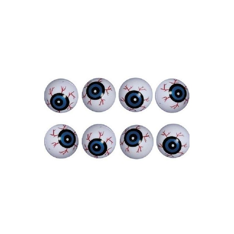 Ping Pong Style Eyeballs (Set  of 8) | Halloween