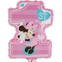 Minnie Mouse 1st Birthday Pull String Pinata | Minnie Mouse 1st Birthday Party Supplies