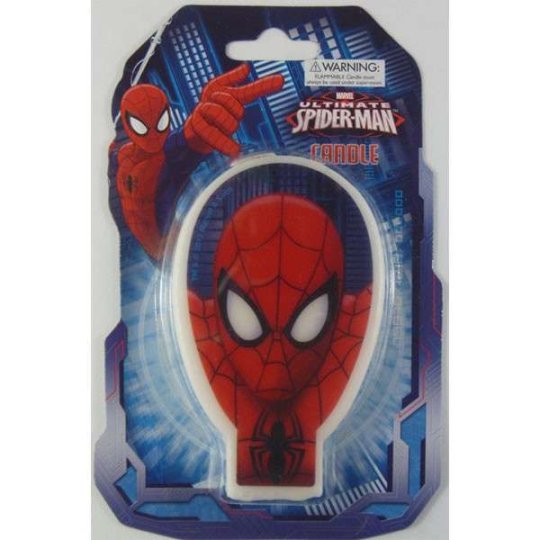 Ultime Spiderman Birthday Candle | Spiderman Party Supplies
