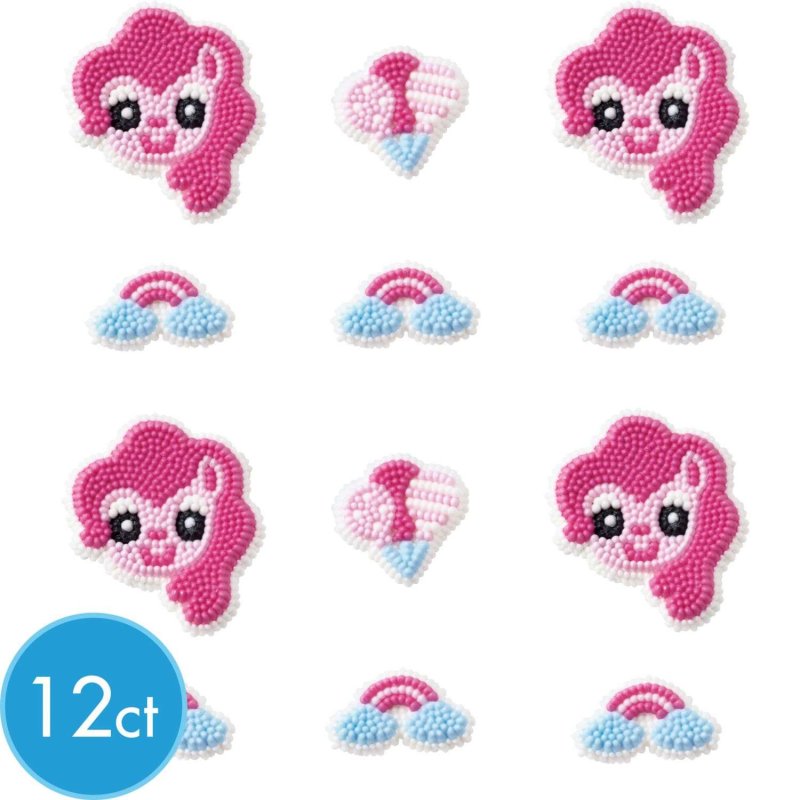 My Little Pony Icing Decorations (Pack of 12) | My Little Pony Party Supplies