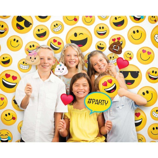 Emoji Scene Setter Backdrop | Emoji Party Supplies