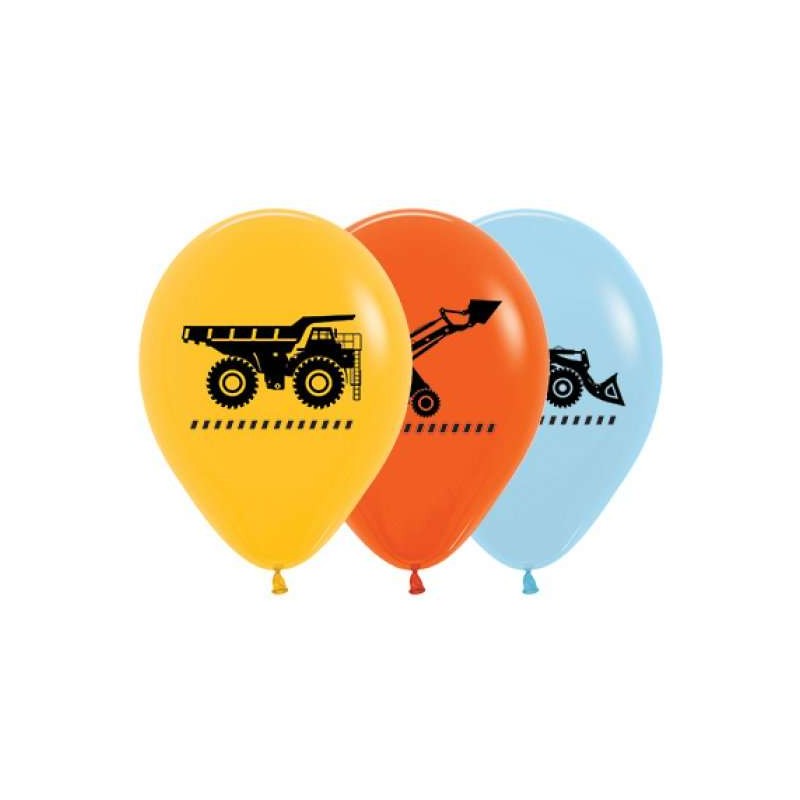 Construction Balloons (Pack of 10) | Construction