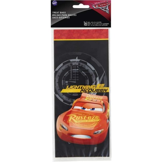 Cars 3 Loot Bags (Pack of 16) | Cars Party Supplies