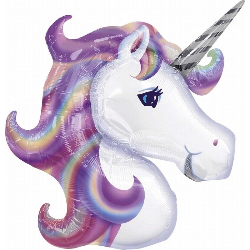 Pastel Unicorn Supershape Jumbo Balloon | Unicorn Party Supplies