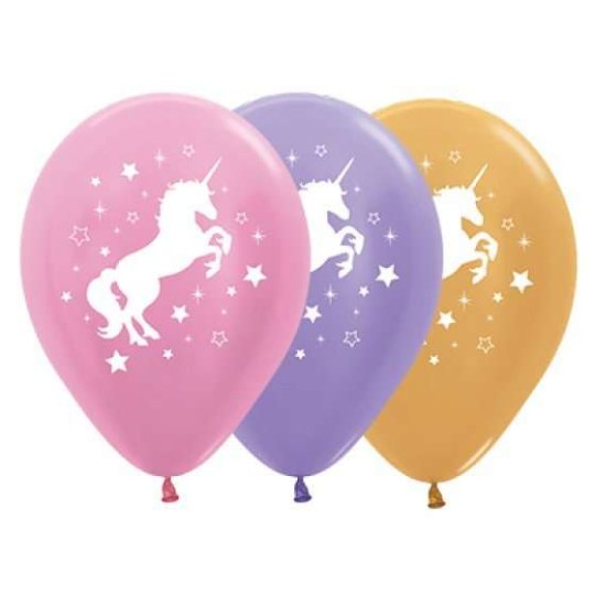 Metallic Unicorn Balloons (Pack of 10) | Discontinued Party Supplies