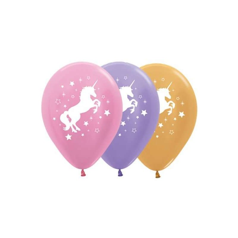 Metallic Unicorn Balloons (Pack of 10) | Discontinued Party Supplies