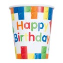 Block Party Paper Cups (Pack of 8) | Lego Party Supplies