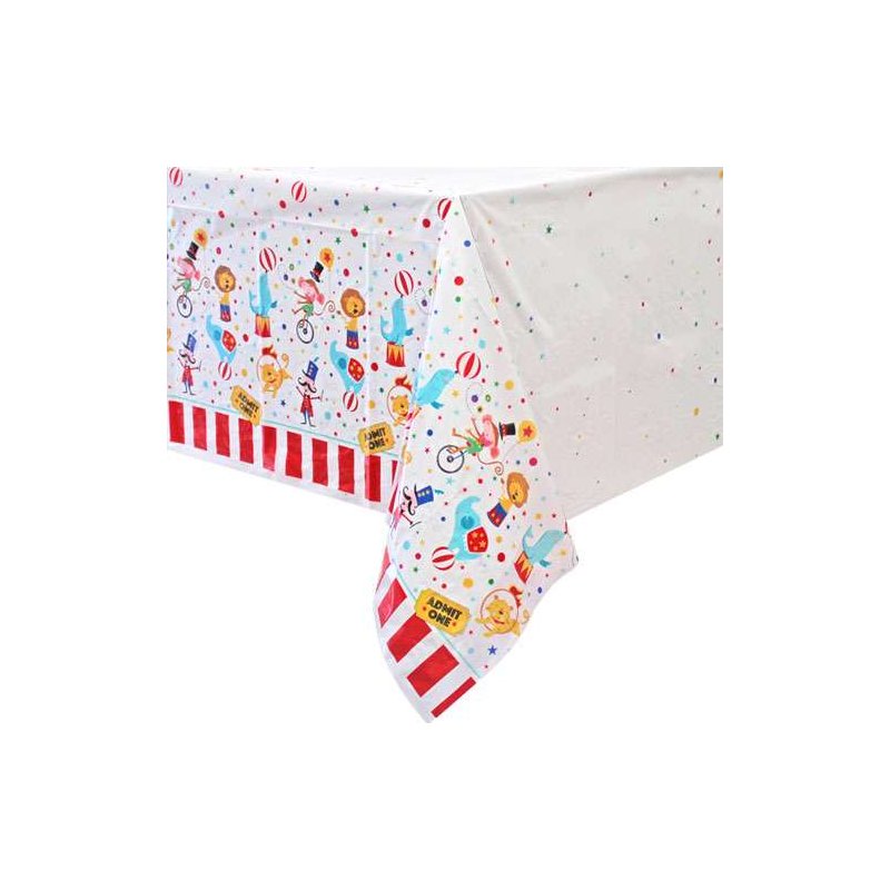 Circus Carnival Plastic Tablecloth | Circus Party Supplies