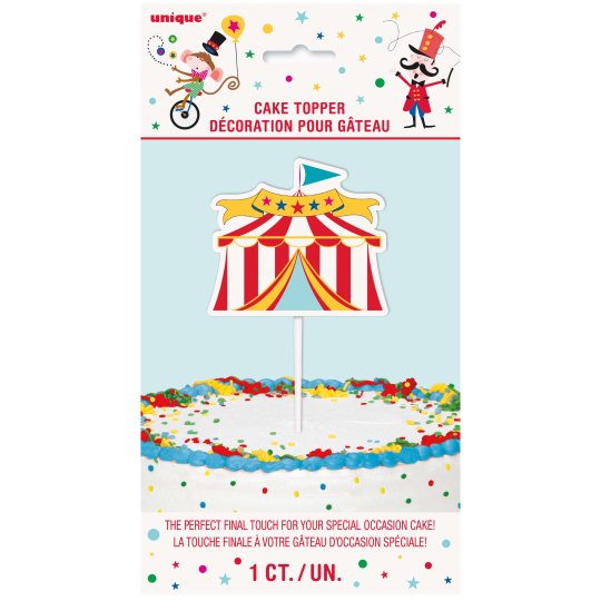 Circus Carnival Cake Topper | Circus Party Supplies