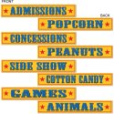 Circus Sign Decorations (Set of 4) | Circus Party Supplies