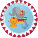 Circus Time Small Plates (Pack of 8) | Circus Party Supplies