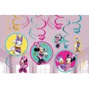 Minnie Mouse Happy Helpers Swirl Decorations (Pack of 12) | Minnie Mouse Party Supplies