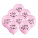 Pink Baby Shower Balloons (Pack of 8) | Baby Shower Balloons Party Supplies