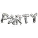 Silver Party Foil Letter Balloon Banner | Letter Balloons Party Supplies