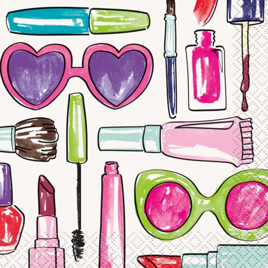 Spa Party Small Napkins (Pack of 16) | Spa Party Party Supplies