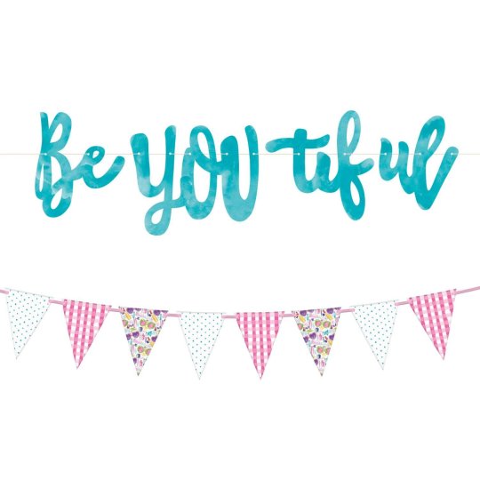 Spa Party Banner Set (2 Piece) | Discontinued Party Supplies