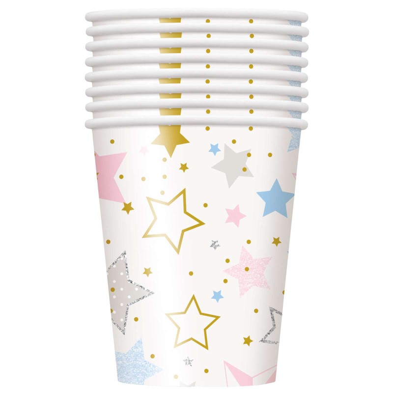 Twinkle Twinkle Little Star Paper Cups (Pack of 8) | Twinkle Twinkle Little Star Party Supplies