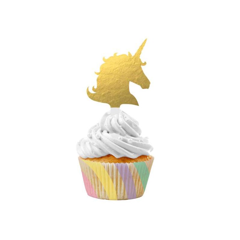 Unicorn Sparkle Cupcake Kit (Set of 24) | Unicorn Party Supplies