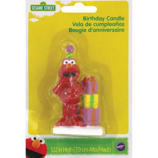 Wilton Sesame Street Elmo Birthday Candle | Wilton Party Supplies