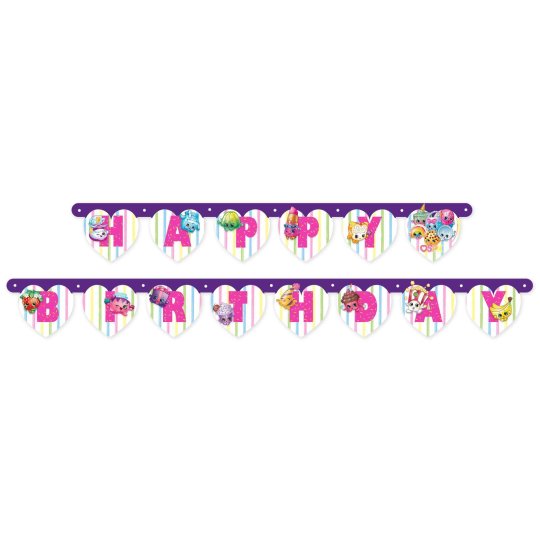 Shopkins Happy Birthday Banner | Shopkins