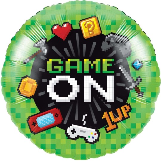 Gaming Party Foil Balloon | Video Game Party Supplies
