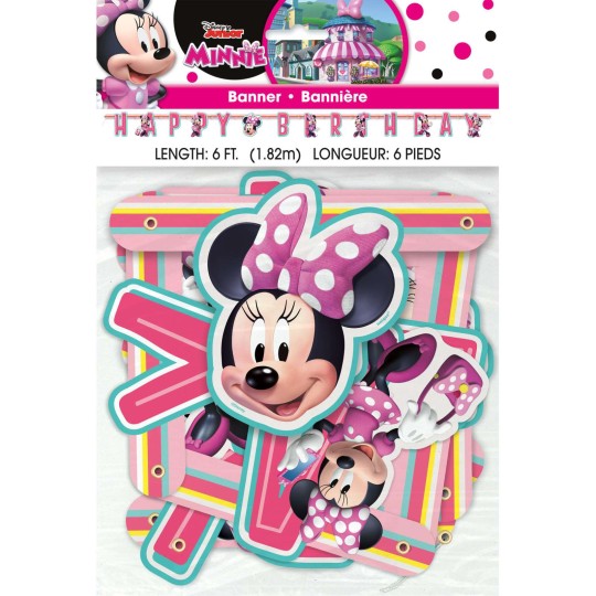 Minnie Mouse Birthday Party Banner | Minnie Mouse Party Supplies