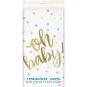 Oh Baby! Baby Shower Plastic Tablecover | Oh Baby Party Supplies