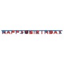 Spiderman Happy Birthday Jointed Banner | Spiderman Party Supplies