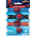 Spiderman Rubber Wristbands (Pack of 4) | Spiderman Party Supplies
